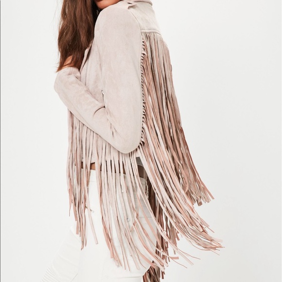 Misguided Fringe Moto Jacket! - Picture 4 of 6