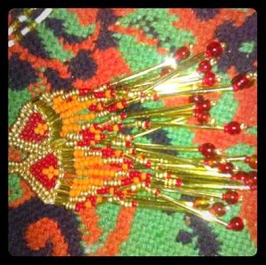 Imported beaded Moroccan earrings