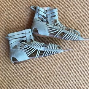 Sea foam blue sandals