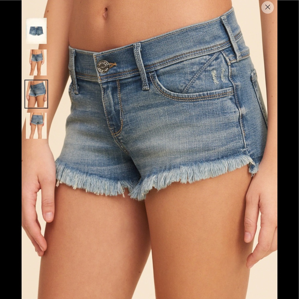 💥Hollister Low-Rise Denim Short Advanced Stretch