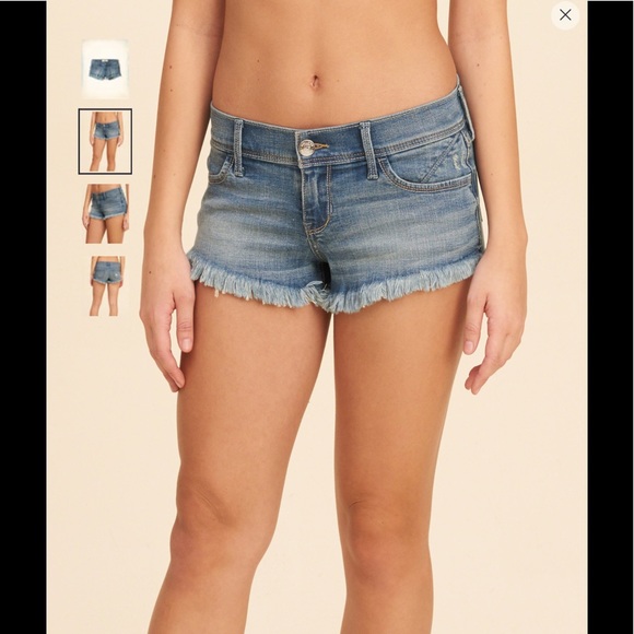 💥Hollister Low-Rise Denim Short Advanced Stretch - Picture 2 of 4