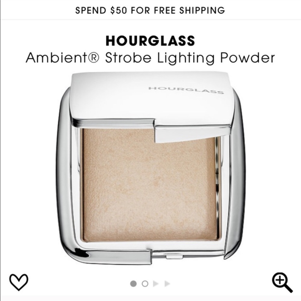 Hourglass ambient lighting strobe light powder