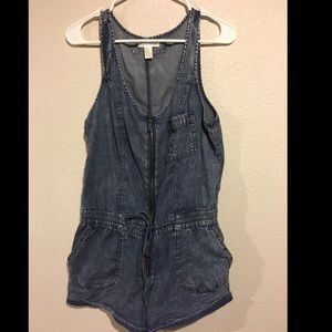 Forever 21 Denim Romper