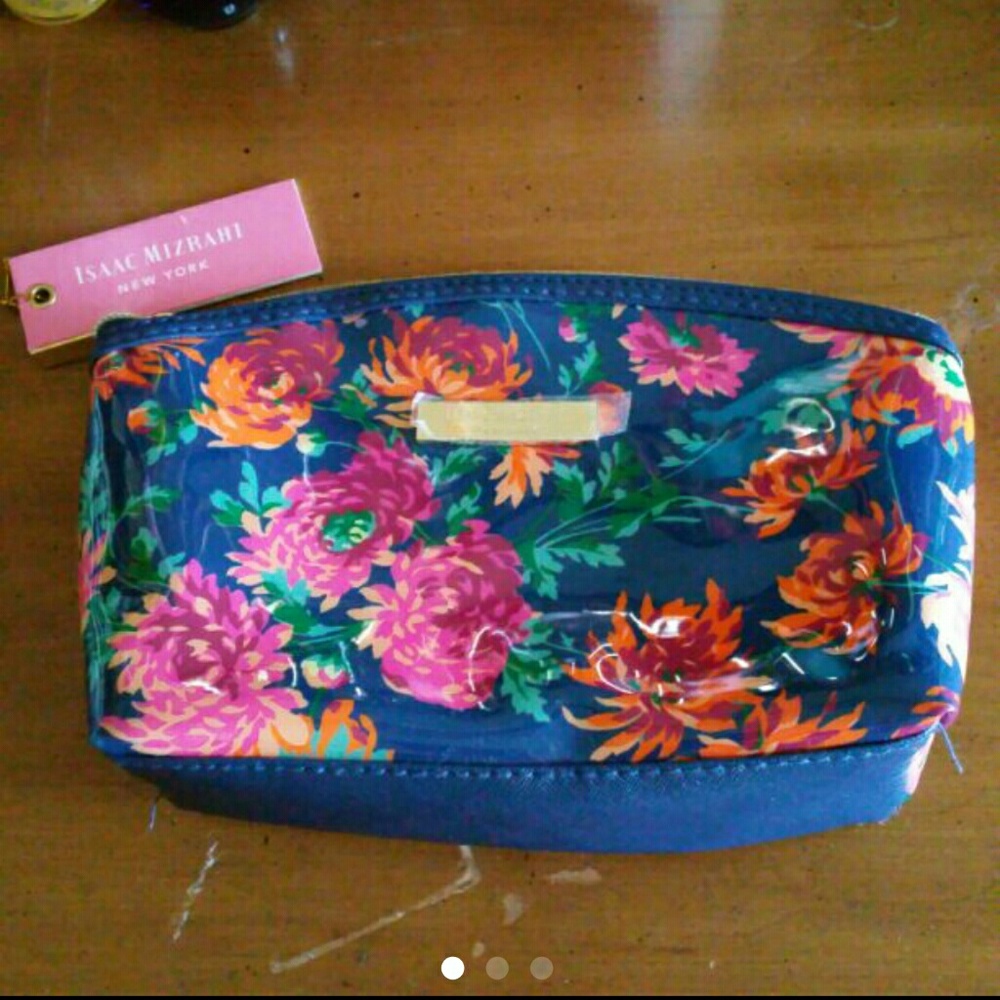 NWT Floral Cosmetic Bag
