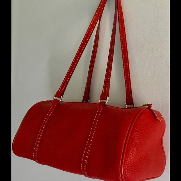 Gorgeous🌺D & B🌺 Pebbled Leather Bag🌺🌸🌻VINTAGE - Picture 6 of 8