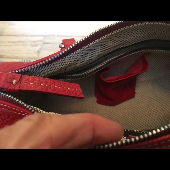 Gorgeous🌺D & B🌺 Pebbled Leather Bag🌺🌸🌻VINTAGE - Picture 7 of 8