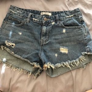 Free People Jean Shorts