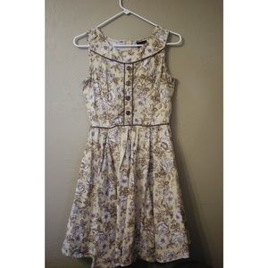 Medium pin up style floral dress