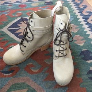 Swedish Hasbeens Combat Lace Up Boots