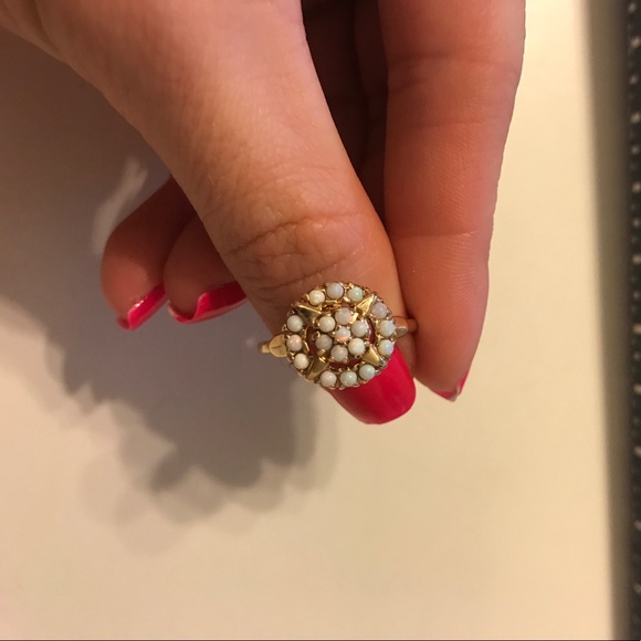 Vintage Jewelry - 🇺🇸🇺🇸Vintage 14K Opal Ring