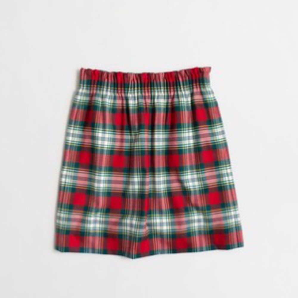 J Crew plaid skirt