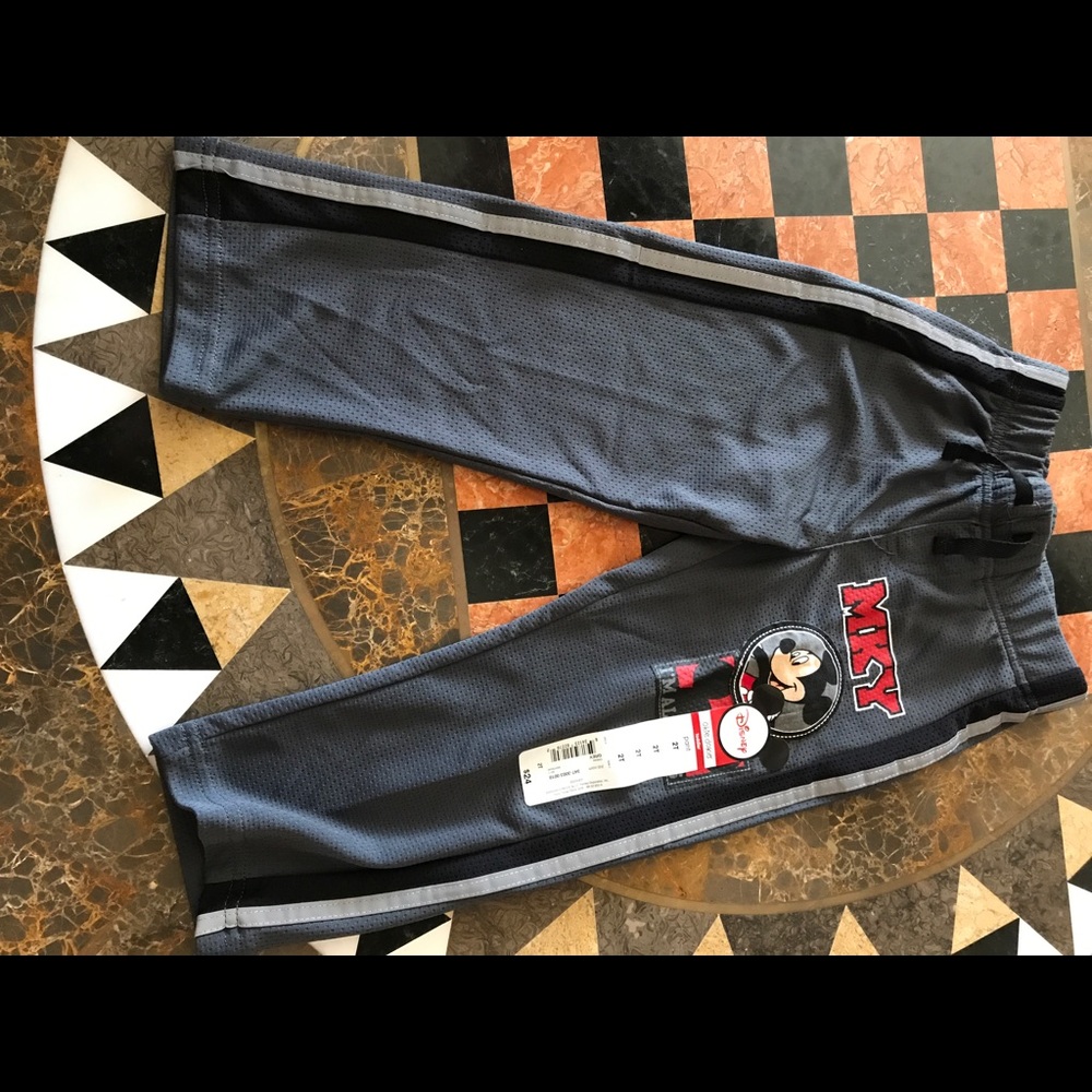Brand New, Disney Mickey pants dark grey and black