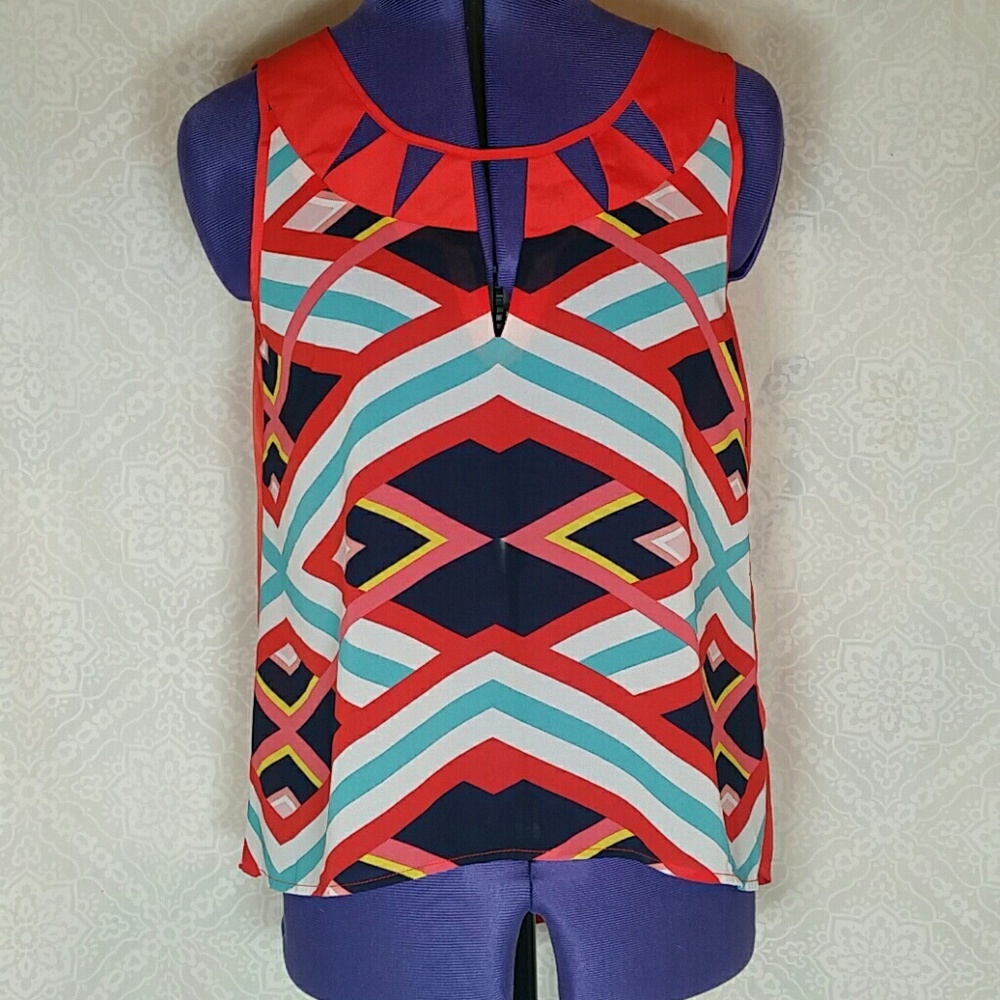 NWT Multicolor Summer Top