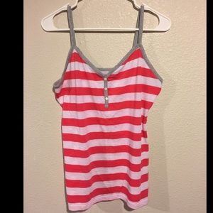 Red and White Striped Old Navy Tank Top