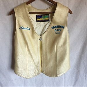 Custom Tony Nowak leather vest