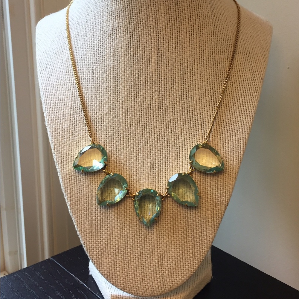 J. Crew Teardrop Statement Necklace