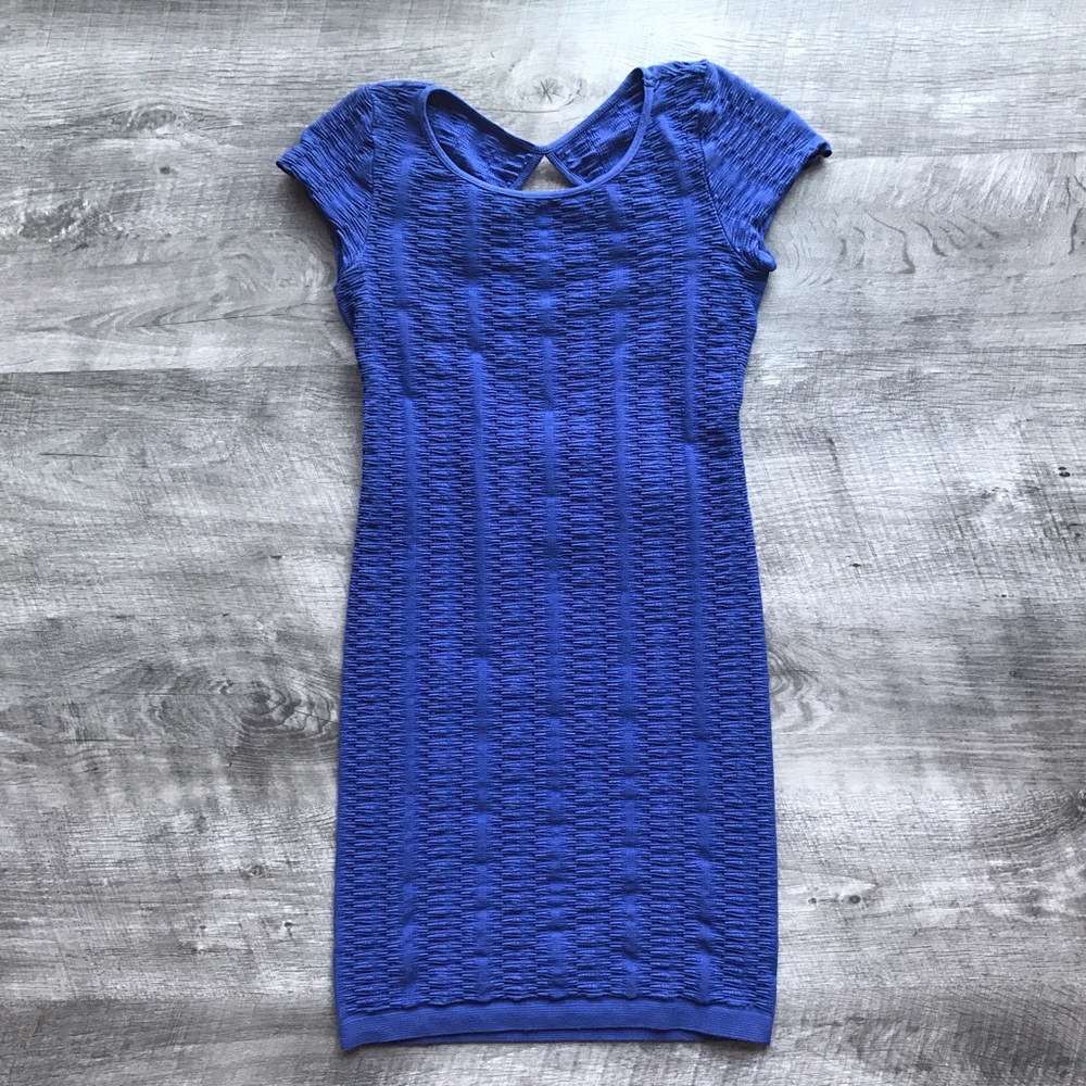 Textured Cutout Bodycon Dress