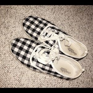Checkered shoes