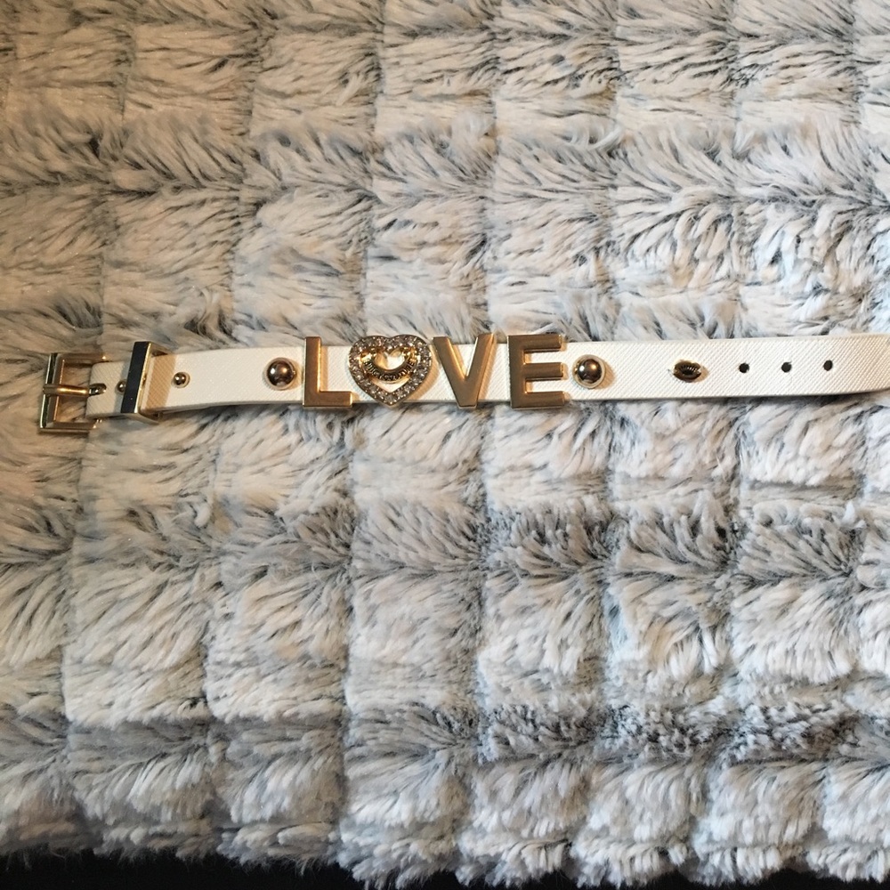 Juicy couture Leather band bracelet