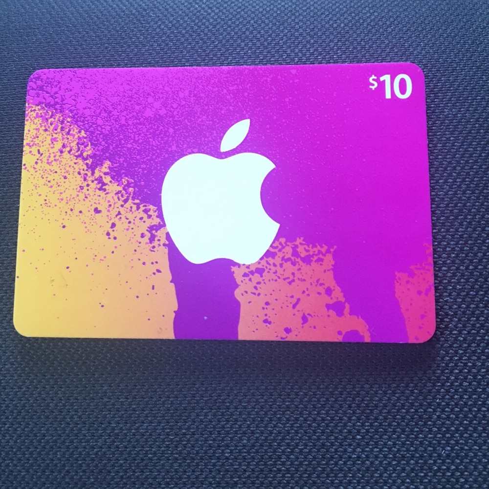 10$ I tunes card