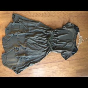 High low/ crop top dress