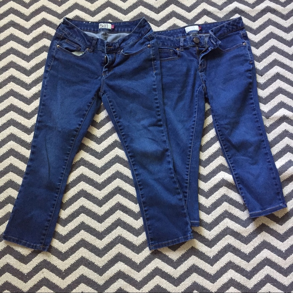 Jean capri BUNDLE 🔅 SZ 5 dark wash