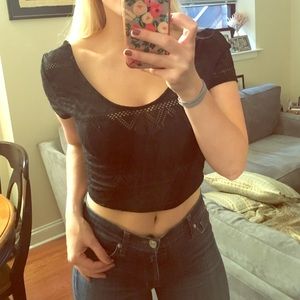 Urban Outfitters Fine Mesh Top