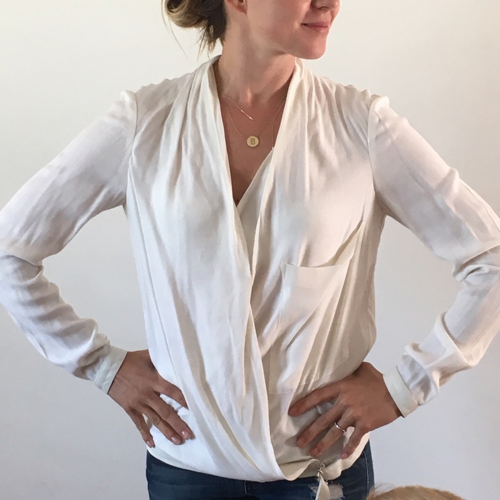 Helmut Lang wrap top