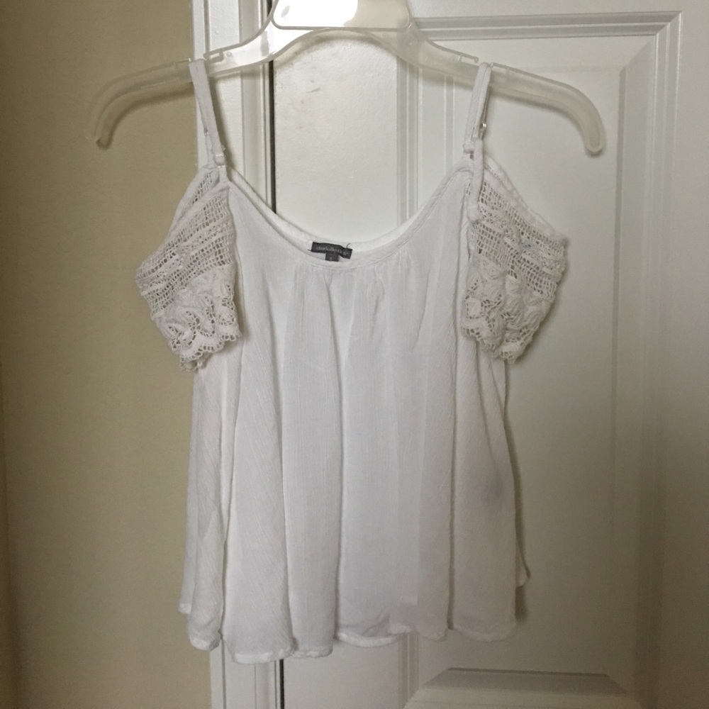 Charlotte Russe Cold Shoulder Top