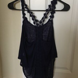 Charlotte Russe Navy Top
