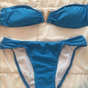 Blue bikini
