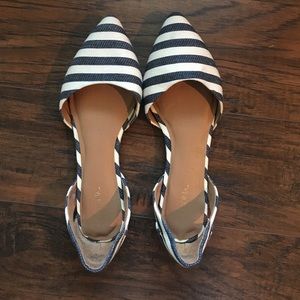Merona striped flats