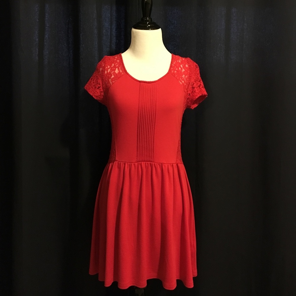 H&M Red Lace Dress