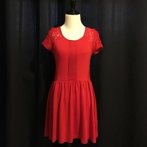 H&M Red Lace Dress