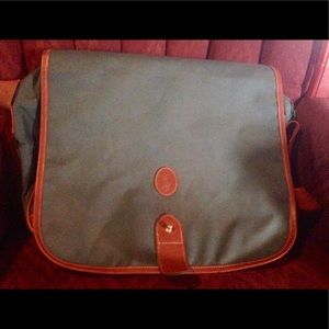 Vintage Green Ralph Lauren Messenger Bag