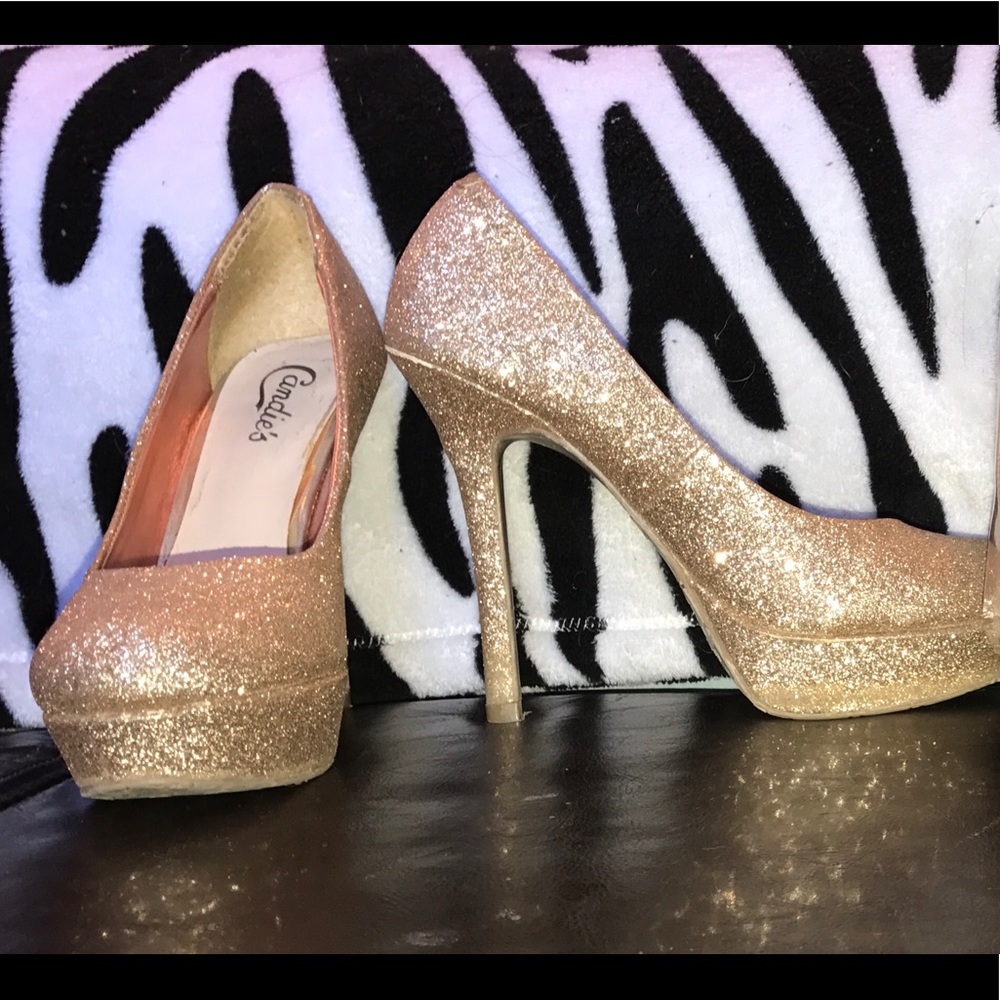 Gold heels