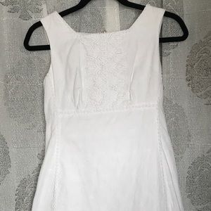 Lilly Pulitzer White Embroidered Shift Dress