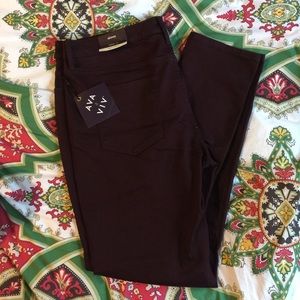 NWT Burgundy Skinny Pants