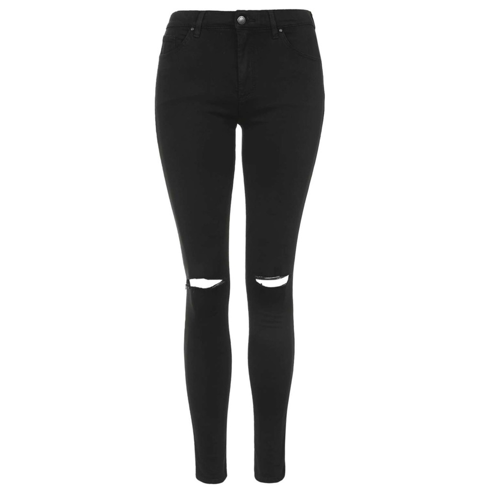 TOPSHOP MOTO High waisted Ripped Jeans, "Leigh"