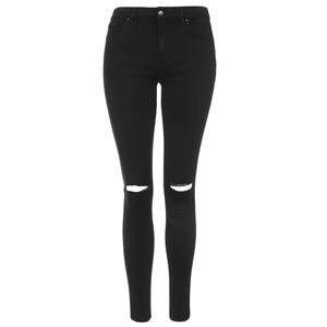 TOPSHOP MOTO High waisted Ripped Jeans, "Leigh"