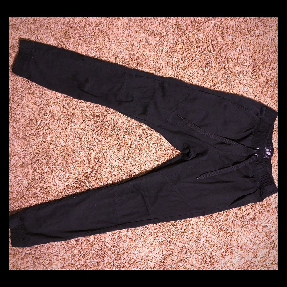 Black joggers