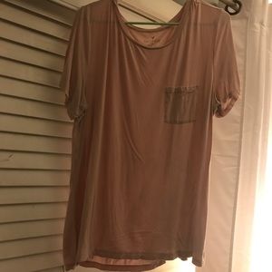 American eagle pink shirt