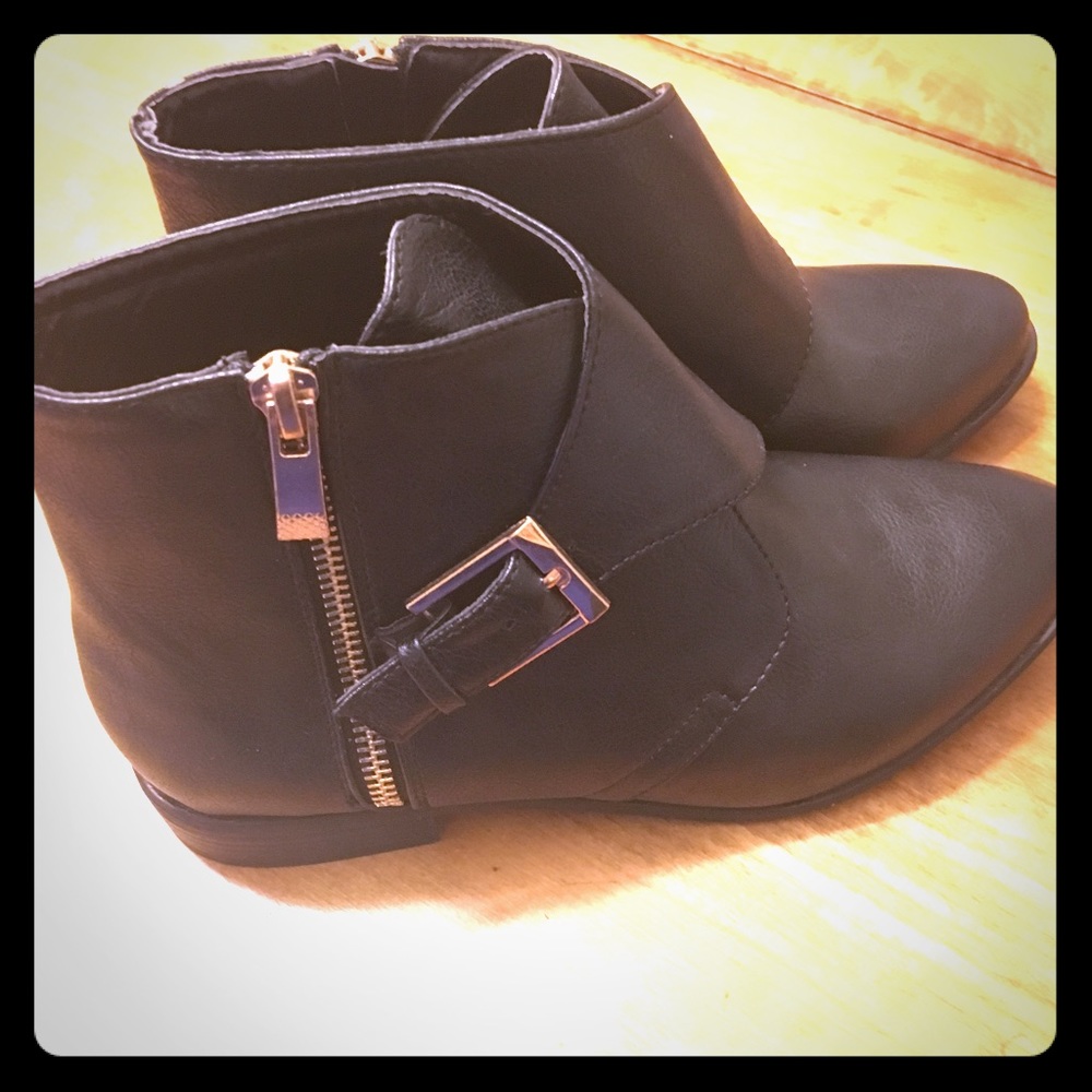 Bamboo Black Booties NEVER WORN‼️