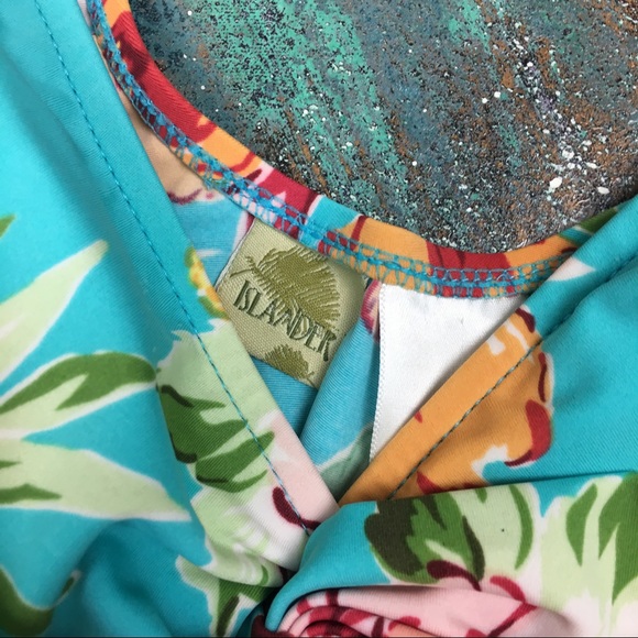 ISLANDER ONE-PIECES NYLON MULTI-COLOR Hawaiian - Picture 2 of 4