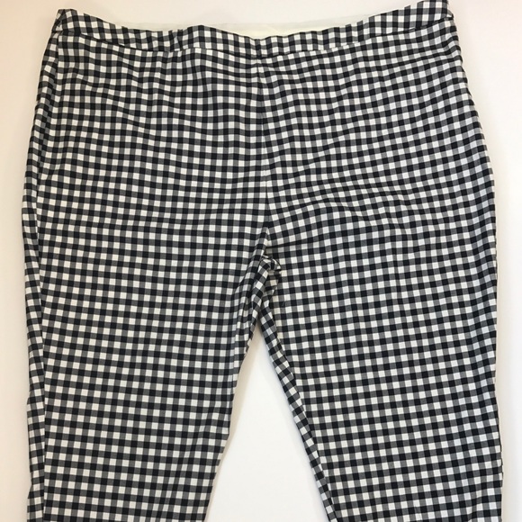 24W PLUS Gingham Ankle Crop Victoria Beckham - Picture 3 of 8