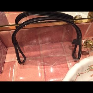 Large clear makeup case