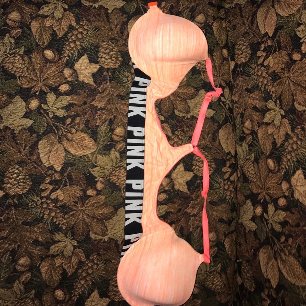 PINK racerback clip in front bra! SMOKE FREE HOME!
