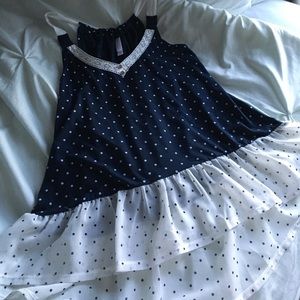 Polka dot tank