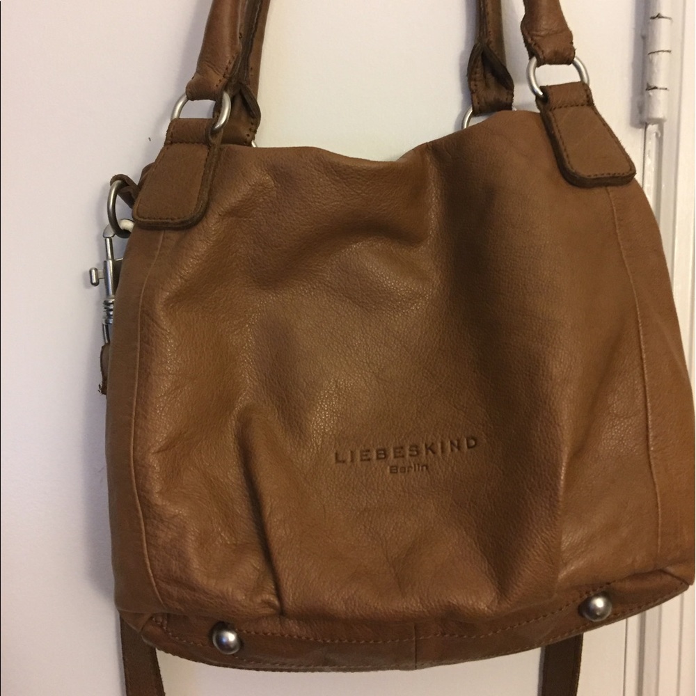Liebeskind tan leather satchel