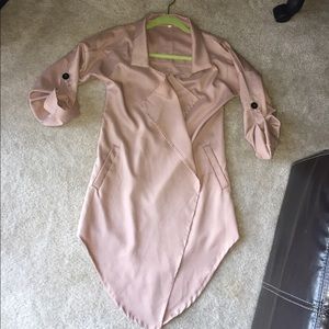 Tan causal spring Trent coat